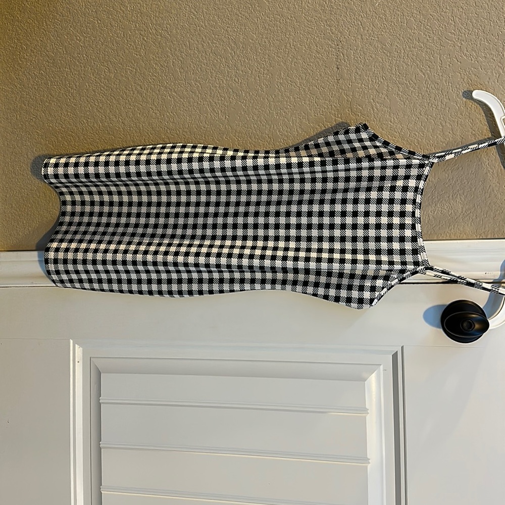 Shein plaid bodycon dress